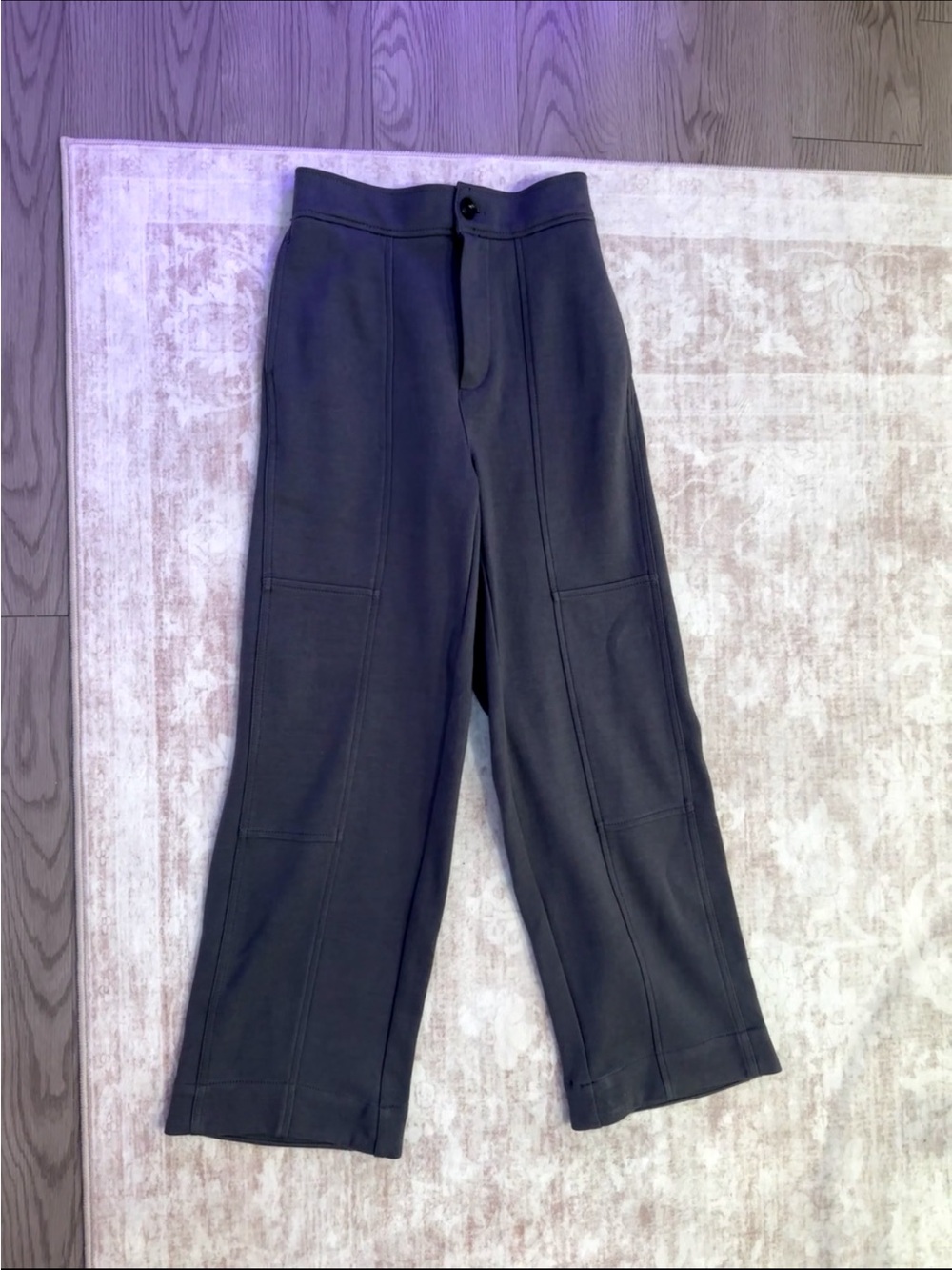 Urban Outfitters gray wide leg pants with elastic waistband